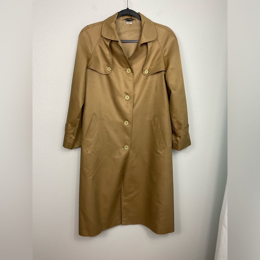 EUC Vintage 1960's Akylon Paris Lightweight Trench Coat